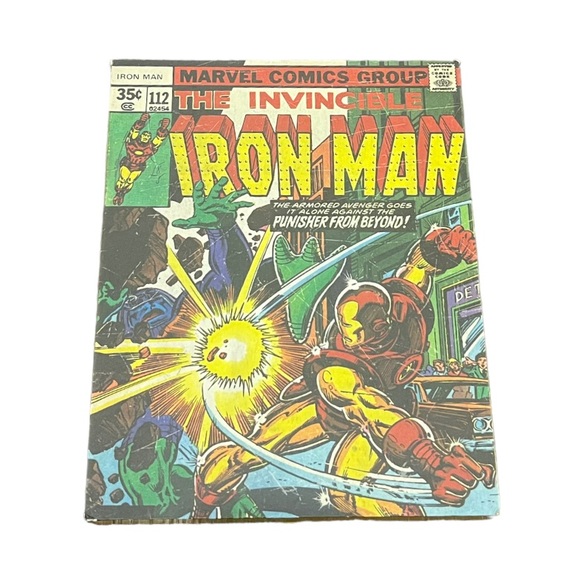 Marvel Iron Man Box Comic Book Wall Art - Picture 1 of 9